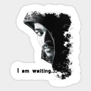 I am waiting Vijay Sticker